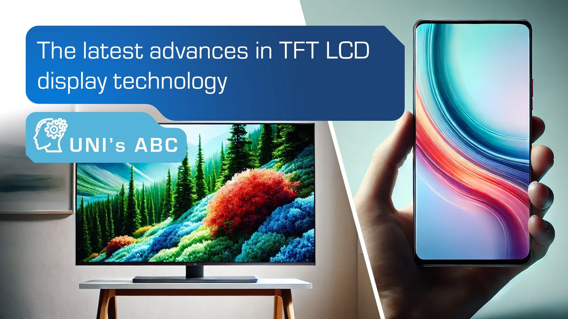 The latest developments in TFT LCD display technology is